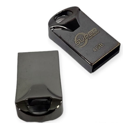 4GB Metal USB 2.0 Flash Drive Mini Pocket Size