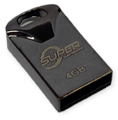 4GB Metal USB 2.0 Flash Drive Mini Pocket Size