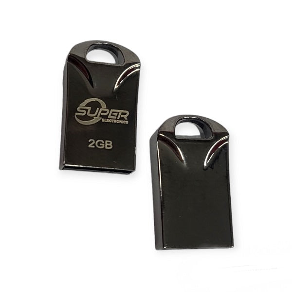 2GB USB 2.0 Flash Drive Metal Mini Pocket Size