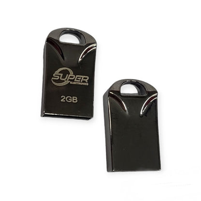2GB USB 2.0 Flash Drive Metal Mini Pocket Size