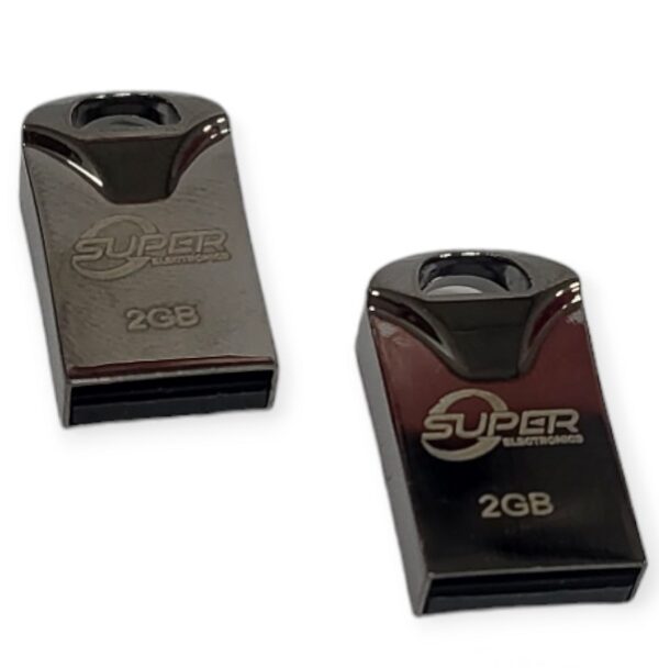 2GB USB 2.0 Flash Drive Metal Mini Pocket Size