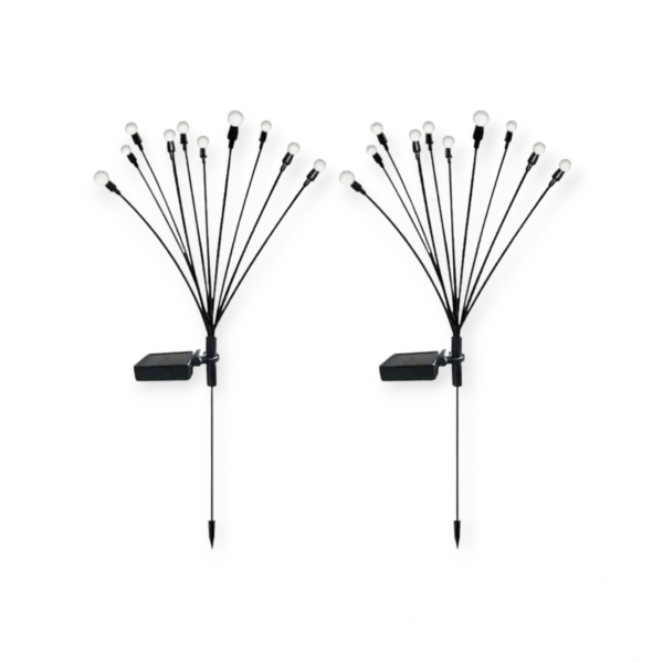 FA-LC38C-6 Solar Powered Starburst Swing Outdoor RGB Bulb Garden Light