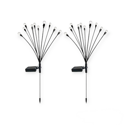 FA-LC38C-6 Solar Powered Starburst Swing Outdoor RGB Bulb Garden Light