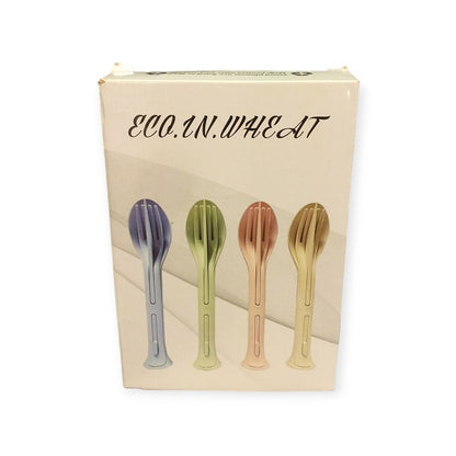 Dinnerware Sets Fork Spoon Knife Set Utensil 4 In 1