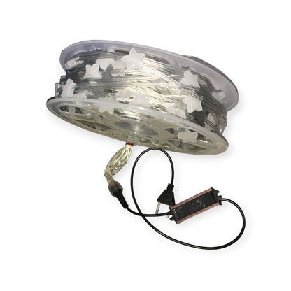 ZYF-157 50M Warm White 5 Pointed Frosted Stars 2835LED String Lights 220V