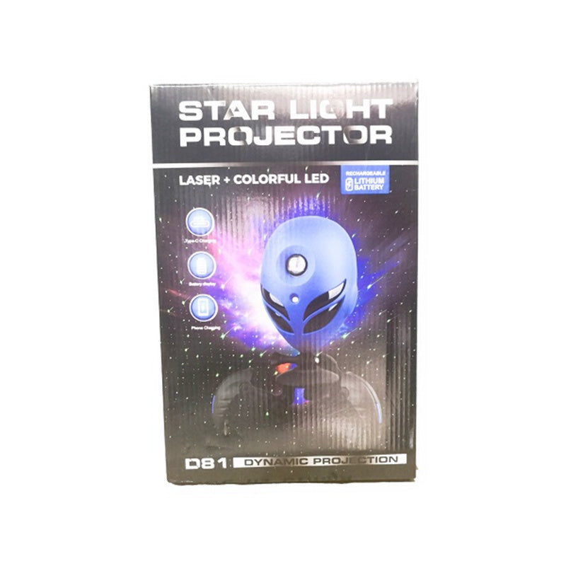 PM-089 D81 LED Alien Laser Dynamic Projector with USB Port