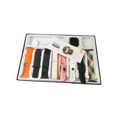 MCR-200 10 in 1 Smart Watch Set With 8 Straps