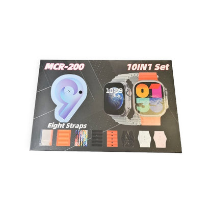 MCR-200 10 in 1 Smart Watch Set With 8 Straps