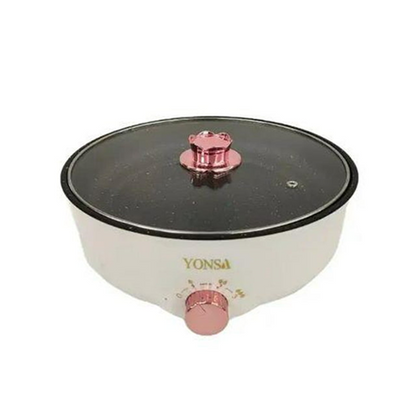 Multifunctional Tempered Glass lid premium Electric frying pan kitchen skillet cooking pots and pans Steak Pan