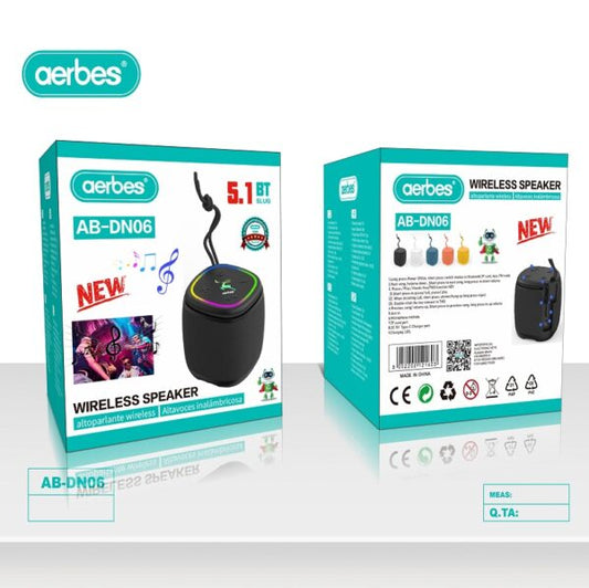 Aerbes AB-DN06 Wireless Bluetooth 5.1 RGB Speaker