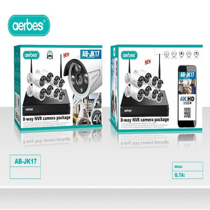 Aerbes AB-JK17 NVR Wifi Camera Package 8 Channel