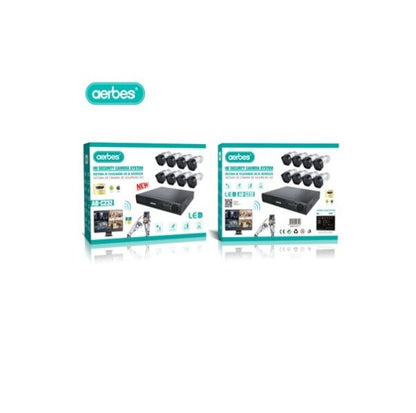 Aerbes AB-C232 1080P Full HD CCTV 8 Channel Security Camera System