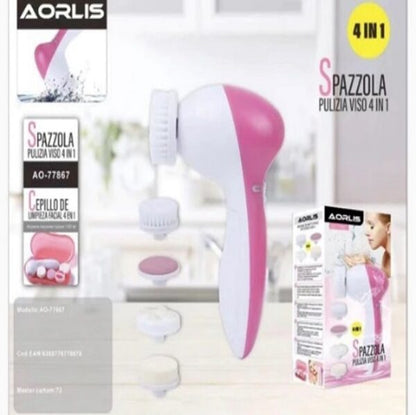 Aorlis AO-77867 Battery Operated Face Cleaner 4 In 1