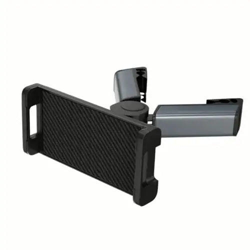 Q1 Double Telescoping Pole Car Headrest Mount Tablet Phone Holder 360° Rotatable