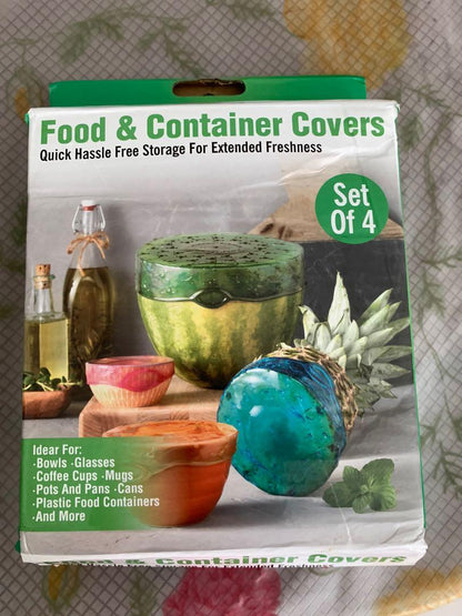 FOOD CONTAINER AND COVERS