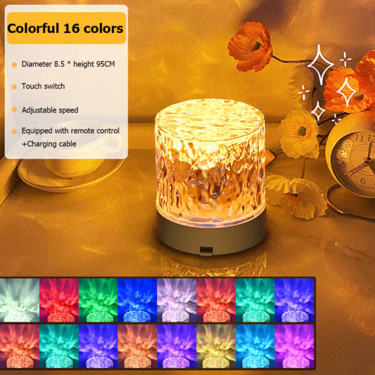 FA-228 Dynamics Water Ripple RGB LED Music Decorative Light With Remote Control
