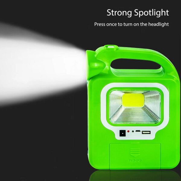 Aerbes AB-TY36 Solar Powered Emergency COB + LED Light