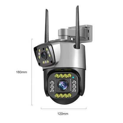 SC02 Dual Lens 4G Surveillance Camera V380 Pro App