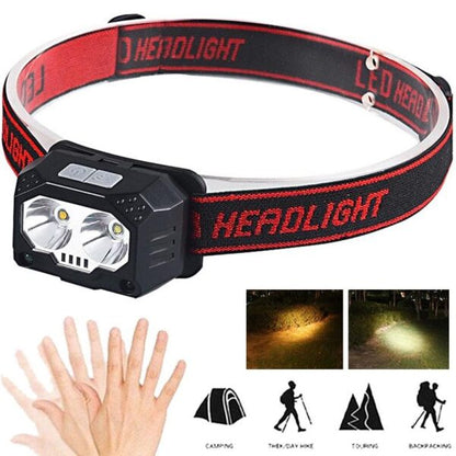 FA-601 White + Yellow Color Sensor Headlamp 2xXPE LED