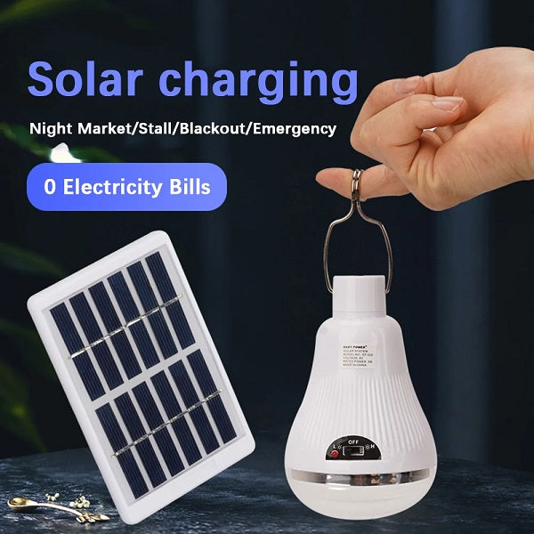 Oroku Power OP-020 Solar Powered 10W Hanging Bulb 1800mah Battery