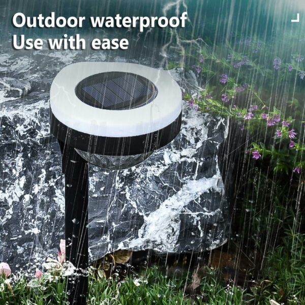 FA-XF-2017A Solar Powered Intelligent Light Control Garden Light Warm White