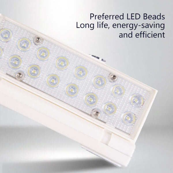 FA-6609 Rechargeable Solar Powered Foldable Camping Light With Hook 32LED 5W