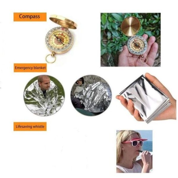 SYF-025 Tactical Survival And Emergency Kit 12-Piece