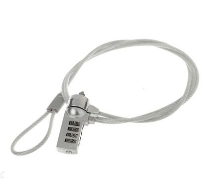 Technology Laptop Notebook 4 Digit Computer Lock Anti-theft Chain Security Password For PC