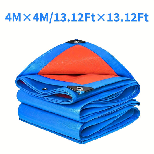 Vandham Heavy-Duty Waterproof Tarpaulin, PE Material, Multipurpose Tarp for Car, Home, Camping, Rain Cover, Protection Canopy - Durable and UV Resistant