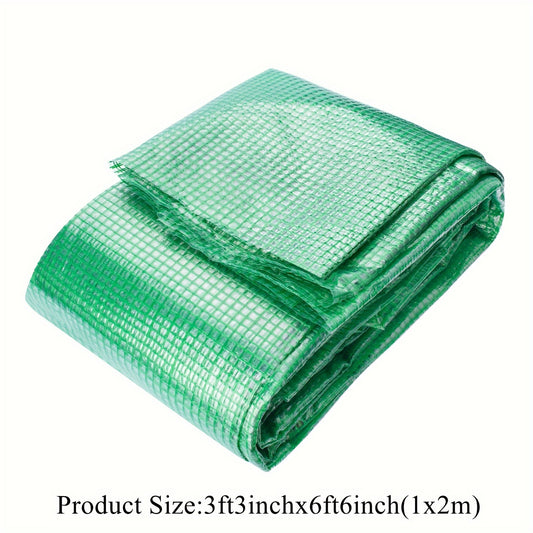 Heavy Duty Green Transparent Tarp -, UV and Waterproof Plastic Cover,