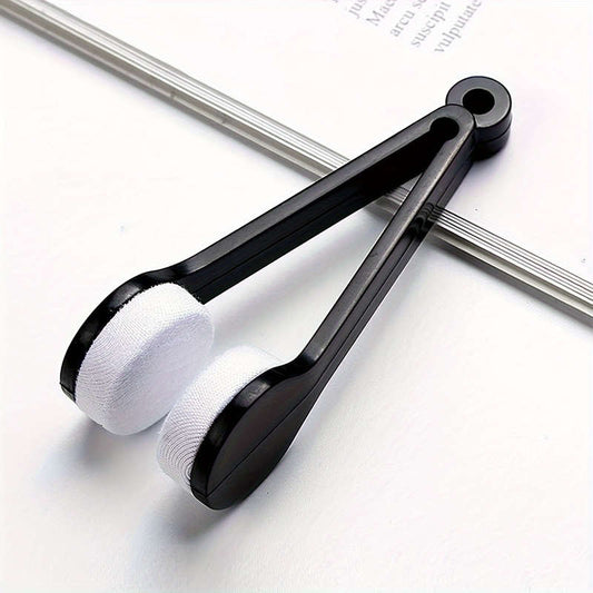 1pc Portable Microfiber Glasses Cleaning Brush Multifunctional Fashion Glasses Wiping Tool