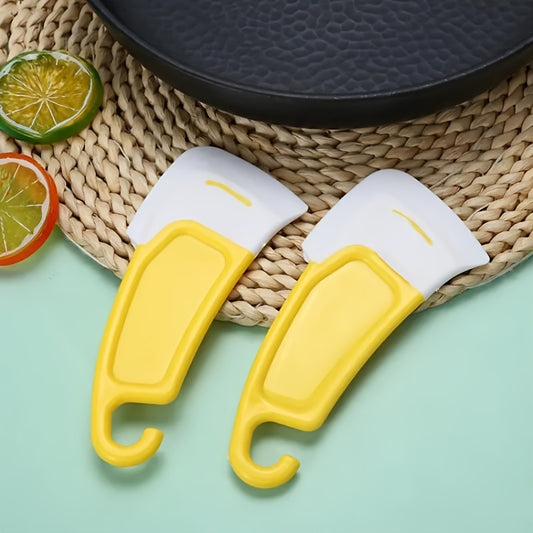 1pcKitchen Silicone Scraper - Durable high temperature resistant scraper for oil-free cleaning, suitable for non-stick pans, boat/household utensil for scraping pots and dishes.