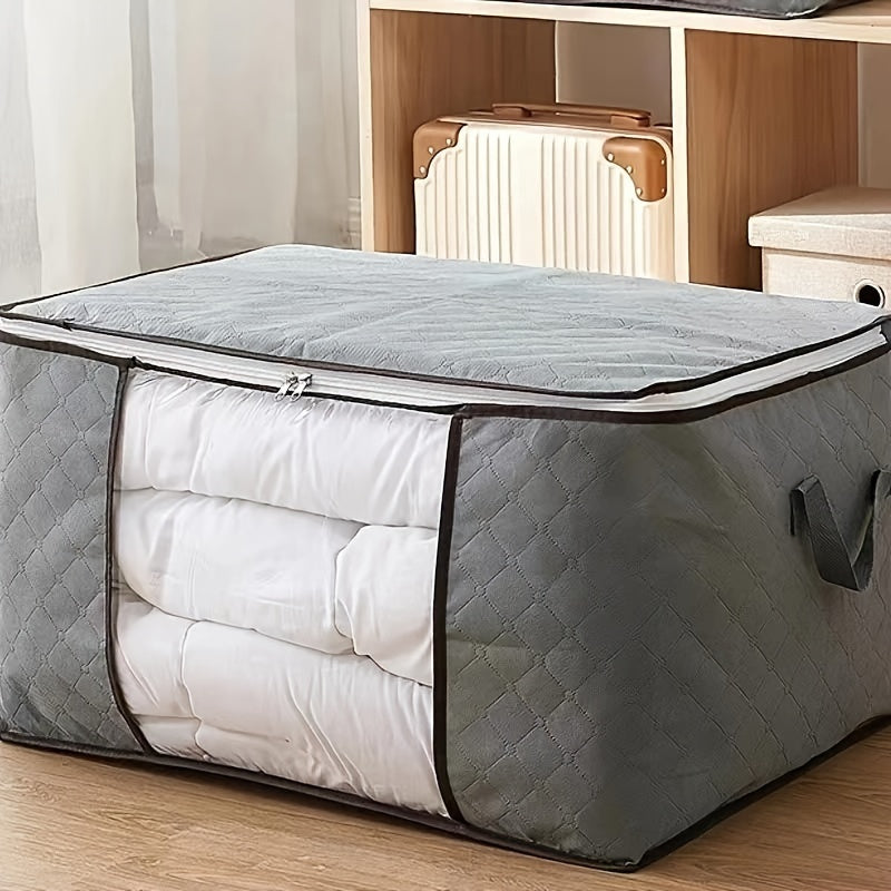 1pc Extra Large Clear Window Storage Bag with Durable Handle - Great for RV and Home Organization, Waterproof Clothes and Bedding Storage Bags