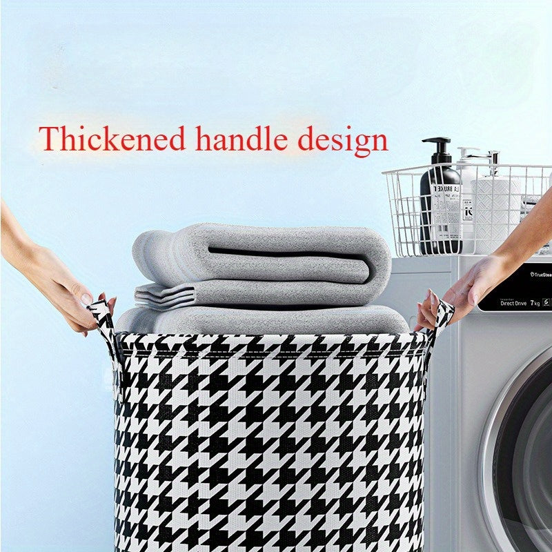Multifunctional Canvas Laundry Basket - Foldable, Multipurpose Storage for Clothes, Toys, and More - Great for Bedrooms, Nurseries, and Gifts