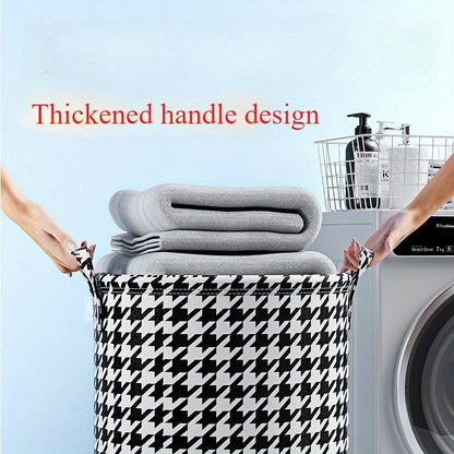 Multifunctional Canvas Laundry Basket - Foldable, Multipurpose Storage for Clothes, Toys, and More - Great for Bedrooms, Nurseries, and Gifts
