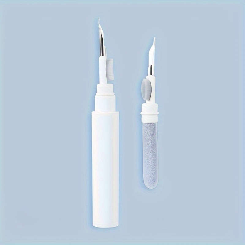 1pc 3in1 Portable Earbud Cleaning Pen&nbsp;- Versatile Dust Removal Tool for Headphones, Keyboards, Phones &amp; Remote Controls - Compact Electronics
