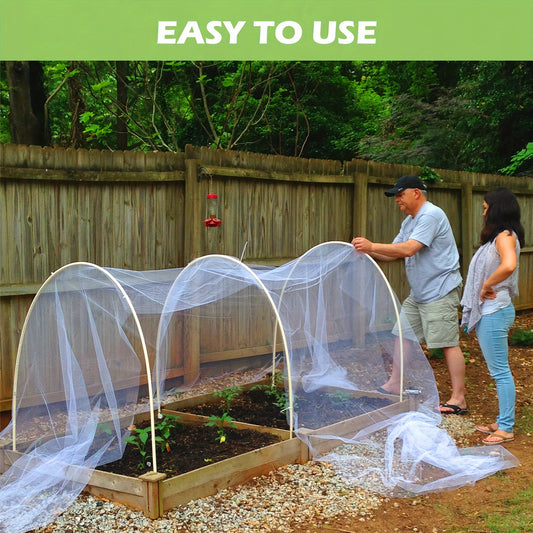 Garden Net Pest Control Net - PE Material, Ultra Fine Bird Barrier, Anti-Mosquito, Suitable for Vegetables, Fruits, Flowers - Durable, Easy-to-Use Cover for Outdoor Gardens and Raised Beds (1 Pack)