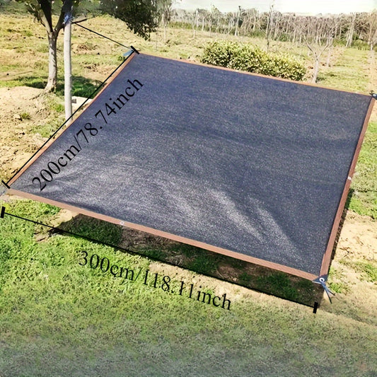 UV Resistant Black High Density Polyethylene Shade Netting - Ideal for Outdoor Gazebos, Pergolas and Greenhouses