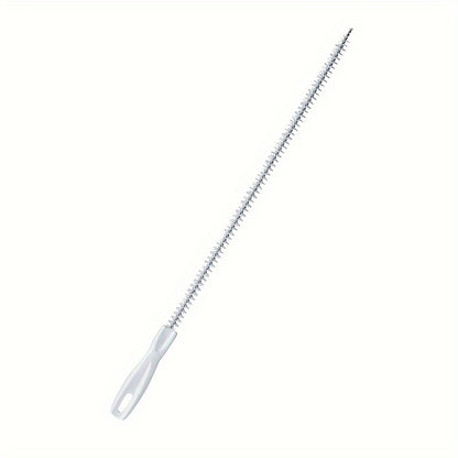 1条 45厘米长 FlexiClean Plastic pipe cleaning brush, pipe head plus tool, bathroom drain and pond sludge remover, flexible cleaning equipment