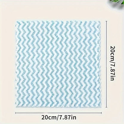 10 Pack Dish Towels Bamboo Fiber Dish Cloths Super Absorbent Double Layer Cleaning Cloths Modern Thick Kitchen Towels Reusable Oil Free Containing Bamboo Charcoal Dish Cloths