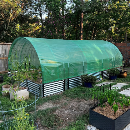 Heavy Duty Green Transparent Tarp -, UV and Waterproof Plastic Cover,