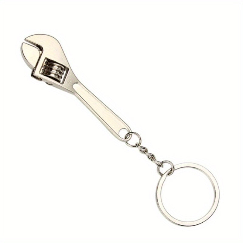 Innovative Stainless Steel Mini Wrench Keychain - Adjustable, Portable Tool for Car, Bike and Motorcycle Repair - Perfect Gift for Men