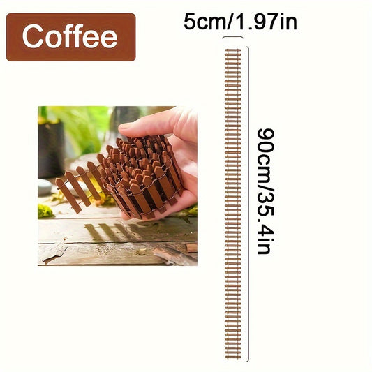 Charming Mini Wooden Fence for Fairy Gardens - Fascinating micro landscaping accessories, perfect for home and garden decoration or