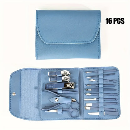 Nail Clippers Manicure Tool Set, with Portable Travel Case, Cuticle Nippers And Cutter Kit, Professional Nail Clippers Pedicure Kit, Grooming Kit for Travel