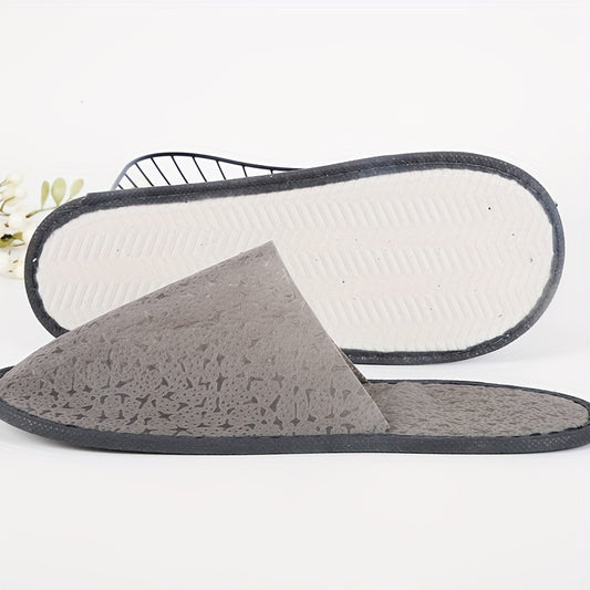Hypoallergenic Cotton Disposable Guest Slippers - Suitable for Home, Hotel, Spa and Beauty Salon, Foot Spa