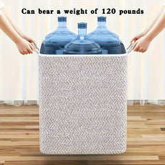 1 large capacity non-woven storage box with handle, waterproof, multi-purpose, suitable for clothes, blankets,