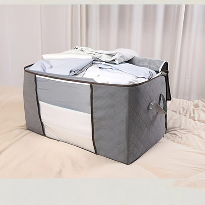 1pc Extra Large Clear Window Storage Bag with Durable Handle - Great for RV and Home Organization, Waterproof Clothes and Bedding Storage Bags