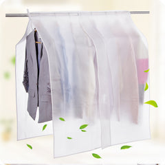 1 Pack Large Clear Plastic Garment Bags, Dustproof Suit Covers, Wardrobe Clothing Protectors, Hanging Storage Bags