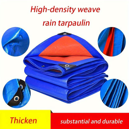 Vandham Heavy-Duty Waterproof Tarpaulin, PE Material, Multipurpose Tarp for Car, Home, Camping, Rain Cover, Protection Canopy - Durable and UV Resistant