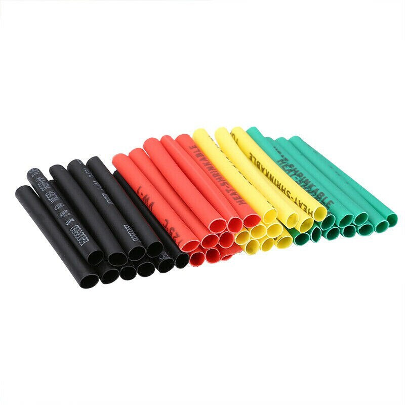UMLIFE 164pcs Shrink Heat Shrink Tubing 2:1 Polyolefin Tubing Sleeve Wrap Kit Multicolor